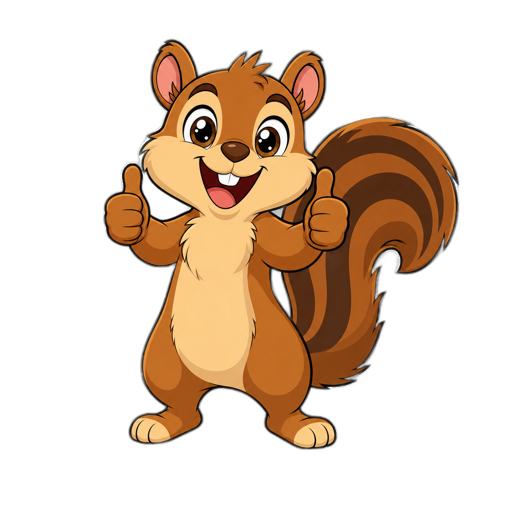 La mascotte écureuil de Mello