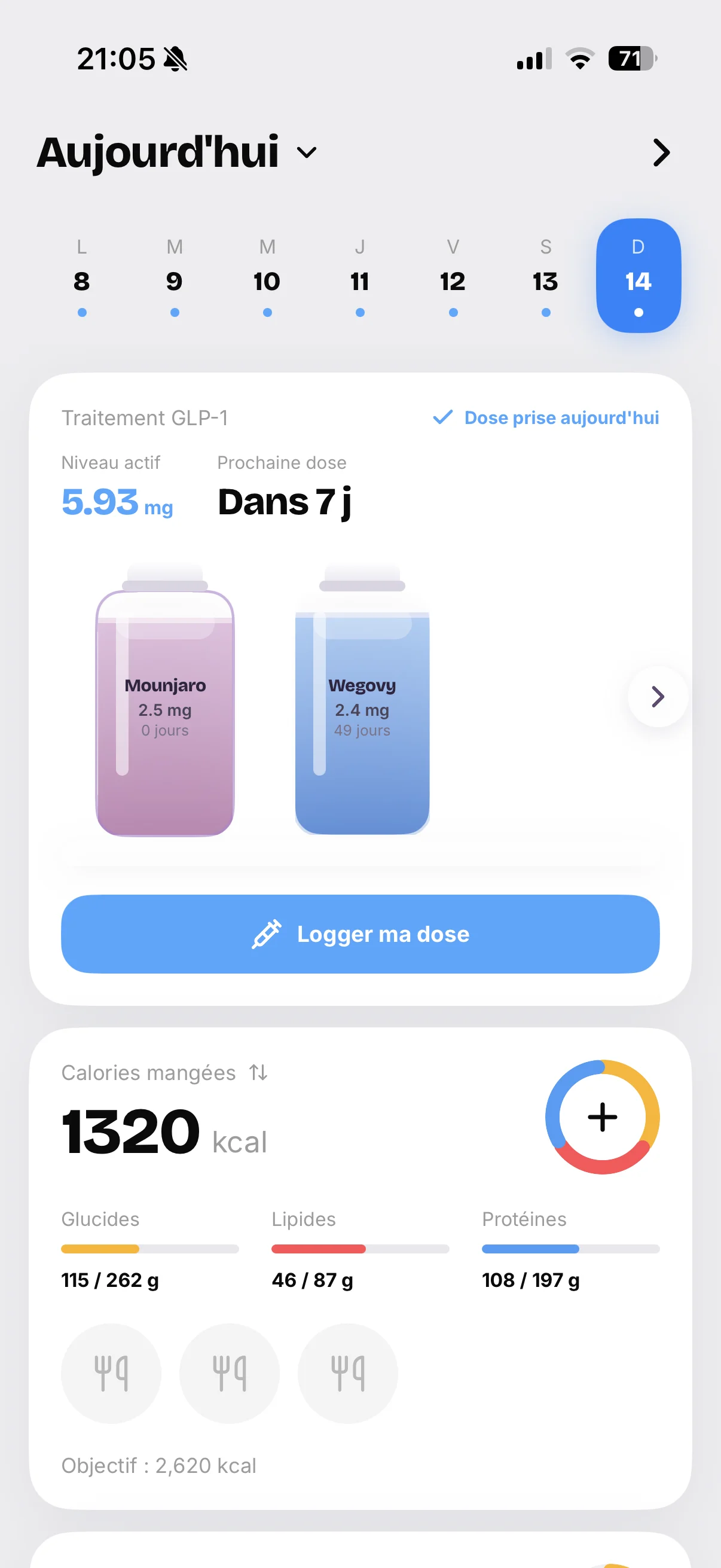 Une app de suivi des protéines qui met les protéines en premier - today